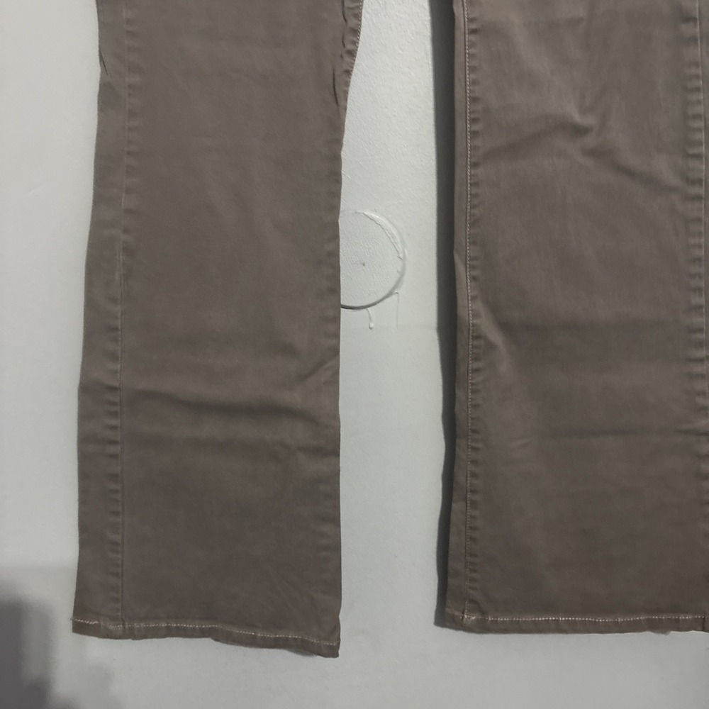 Womens Jezebell Mid Rise Boot Cut Brown Khakis Pants Sz 9 Jeans - Picture 4 of 12